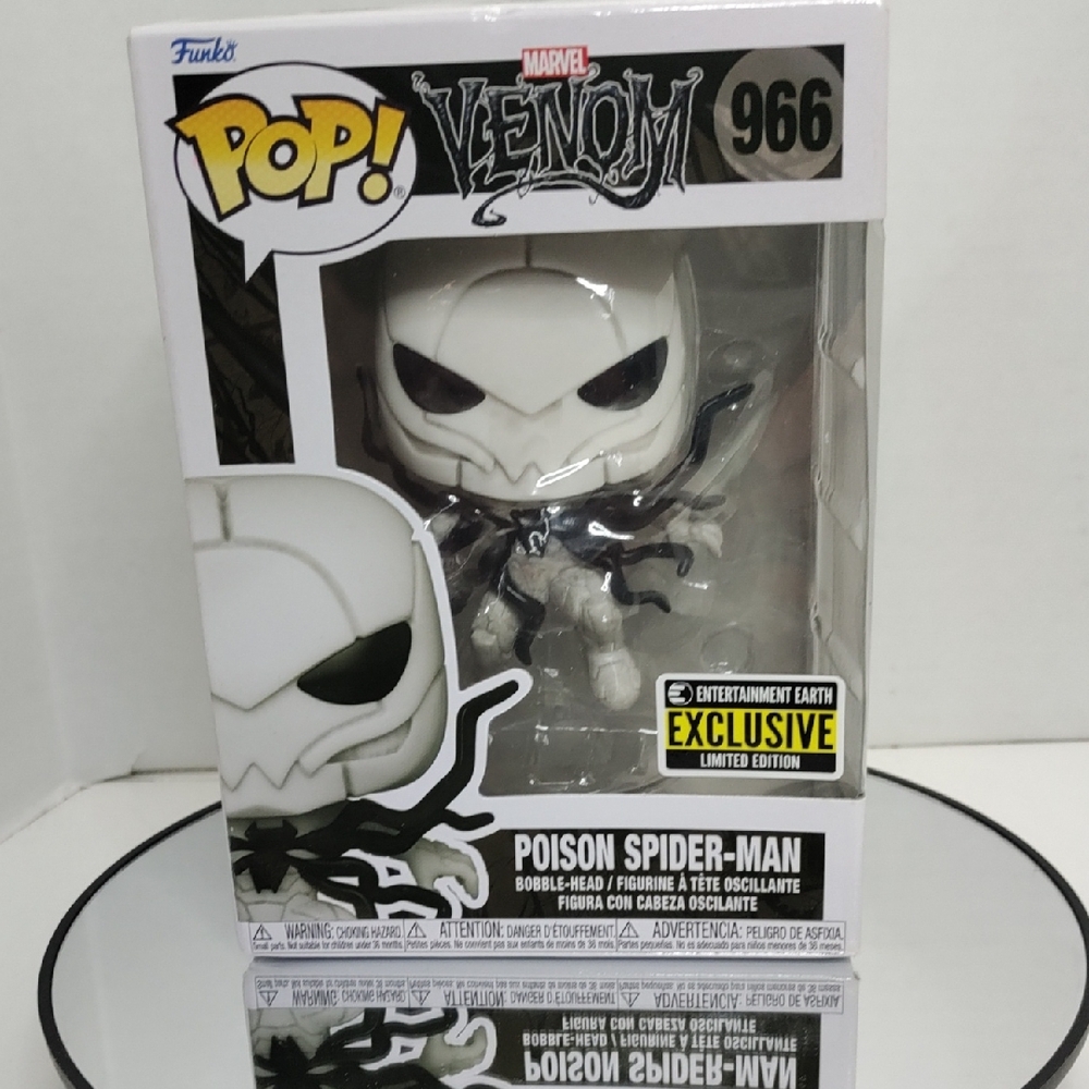 Funko Pop! Venom Poison Spider-Man #966 White and Black Exclusive